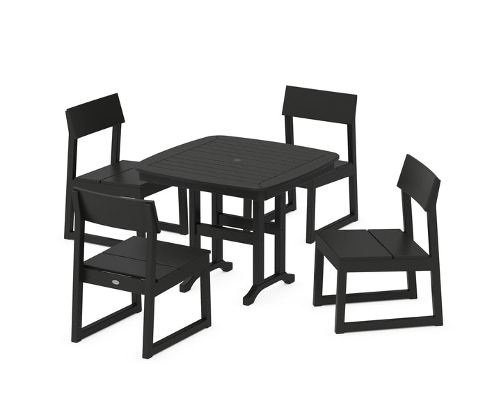 POLYWOOD® EDGE Side Chair 5-Piece Dining Set