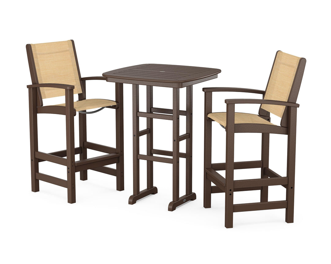 POLYWOOD® Coastal 3-Piece Bar Set