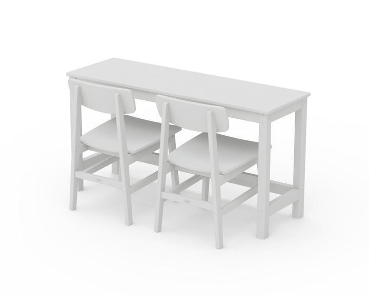 POLYWOOD® Modern Studio Urban Chair 3-Piece Balcony Set