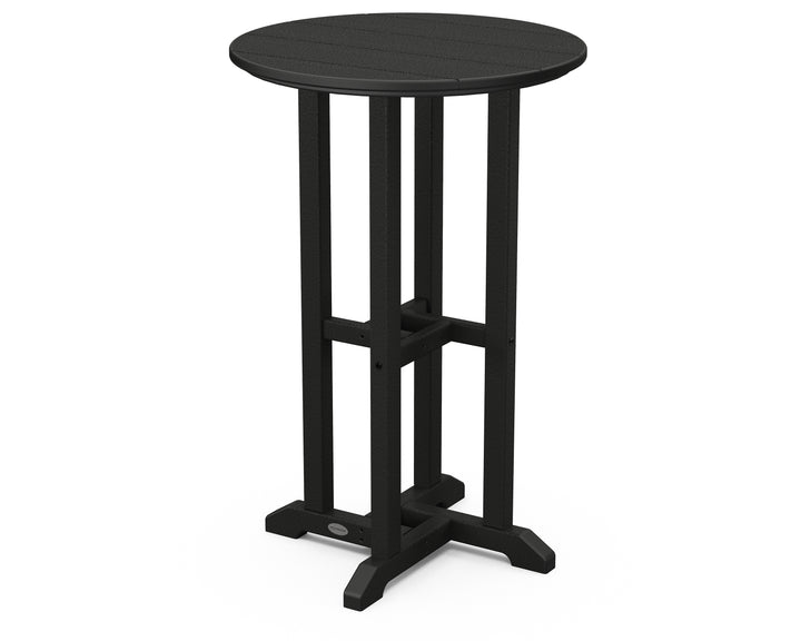 POLYWOOD® 24" Round Farmhouse Counter Bistro Table