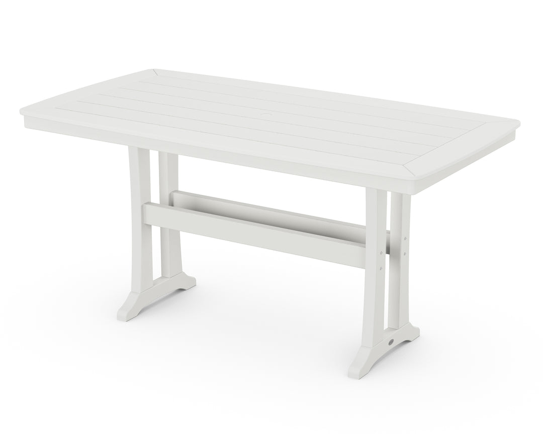 POLYWOOD® Nautical Trestle 38" x 73" Counter Table