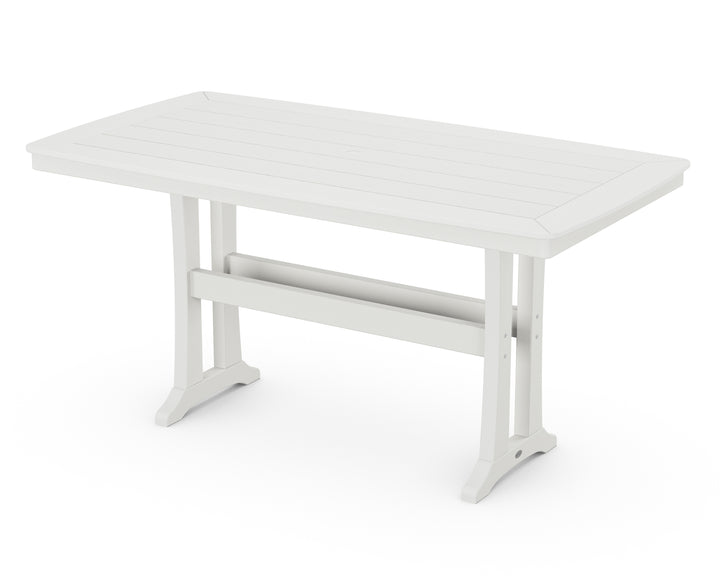 POLYWOOD® Nautical Trestle 38" x 73" Counter Table