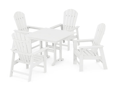 South Beach 5-Piece Farmhouse Dining Set