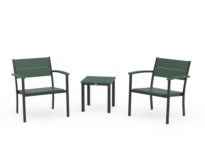 POLYWOOD® Main Street 3-Piece Lounge Chair Set