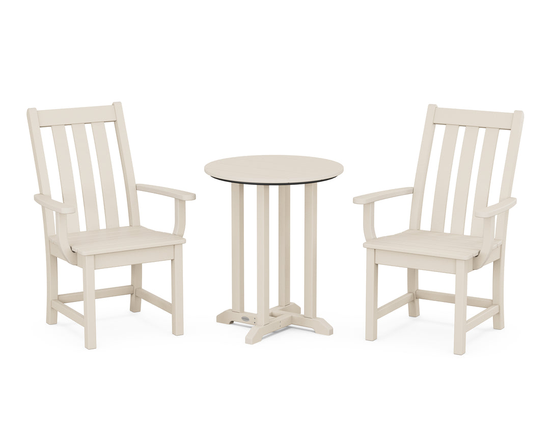 POLYWOOD® Vineyard 3-Piece Round Bistro Dining Set