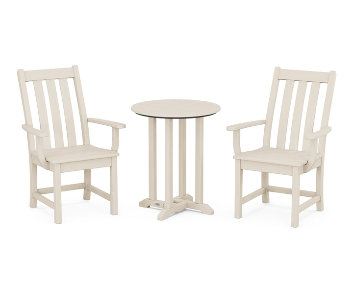 POLYWOOD® Vineyard 3-Piece Round Bistro Dining Set