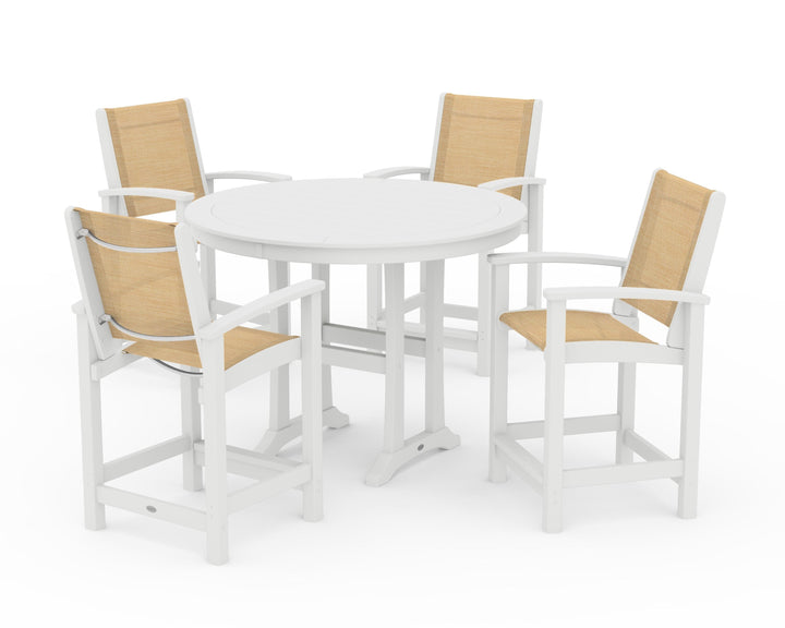 POLYWOOD® Coastal 5-Piece Counter Set