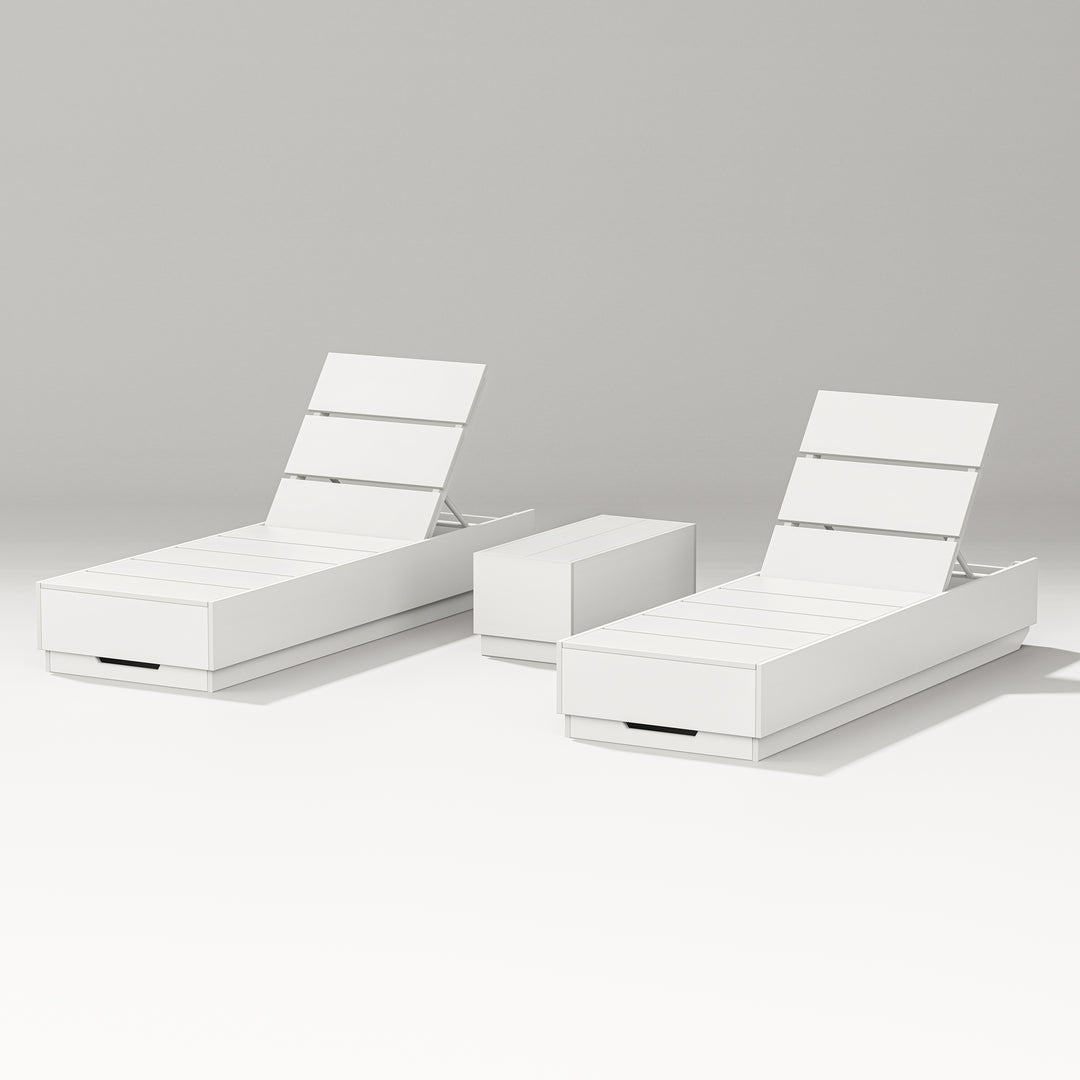 PW Designer Series Elevate 3-Piece Chaise Lounge Set