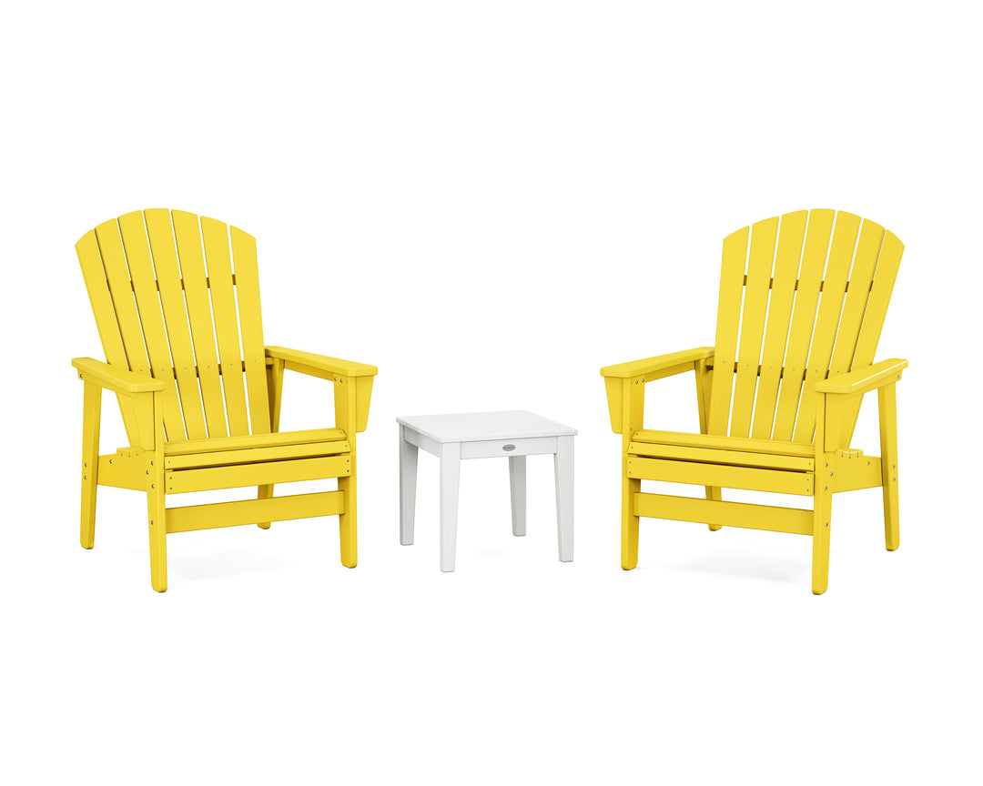 POLYWOOD® 3-Piece Nautical Grand Upright Adirondack Set