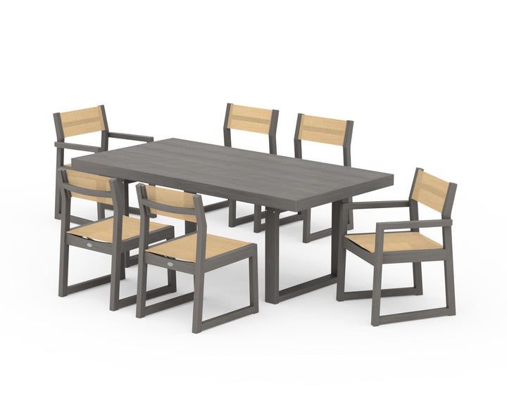 POLYWOOD® EDGE Sling 7-Piece Dining Set