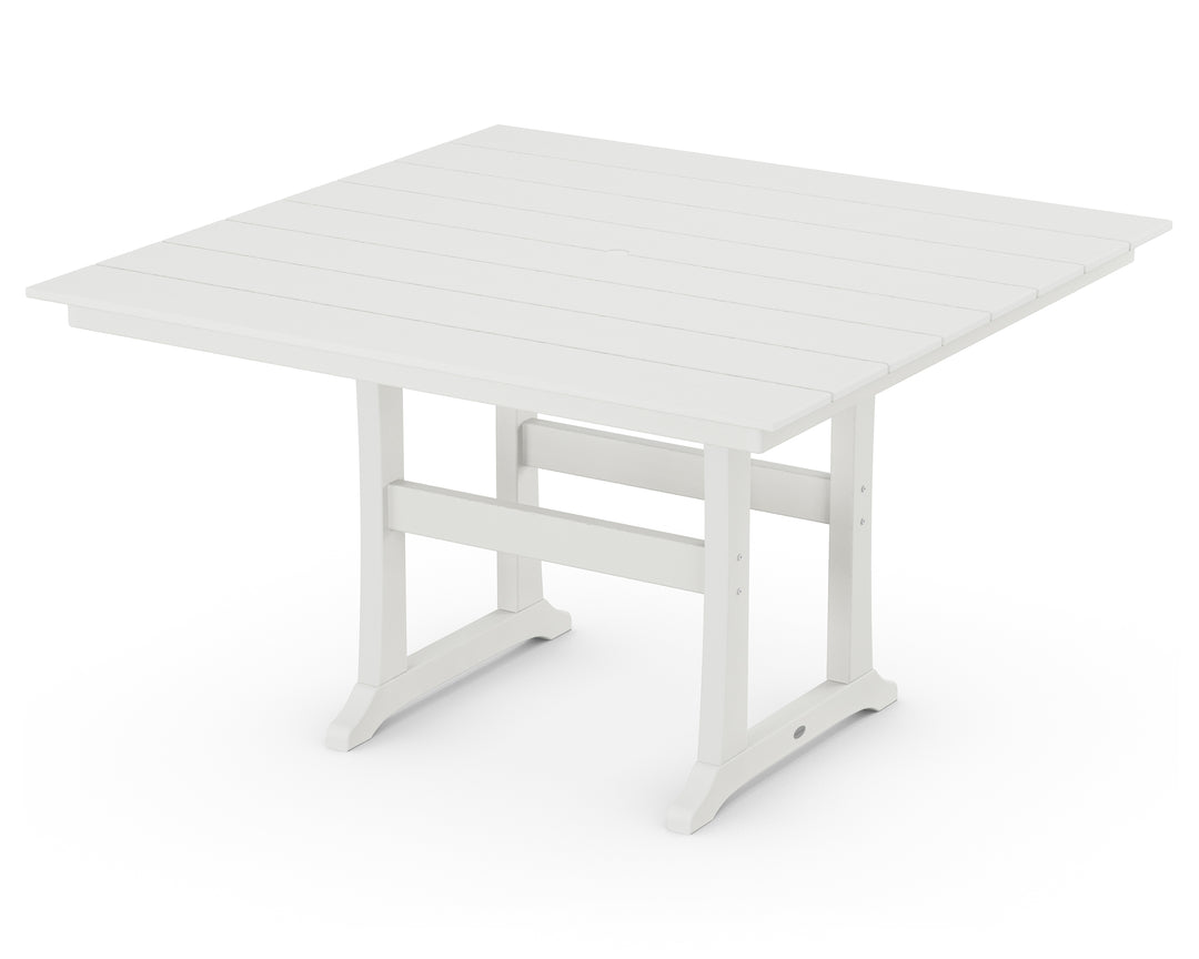 POLYWOOD® Farmhouse Trestle 59" Counter Table