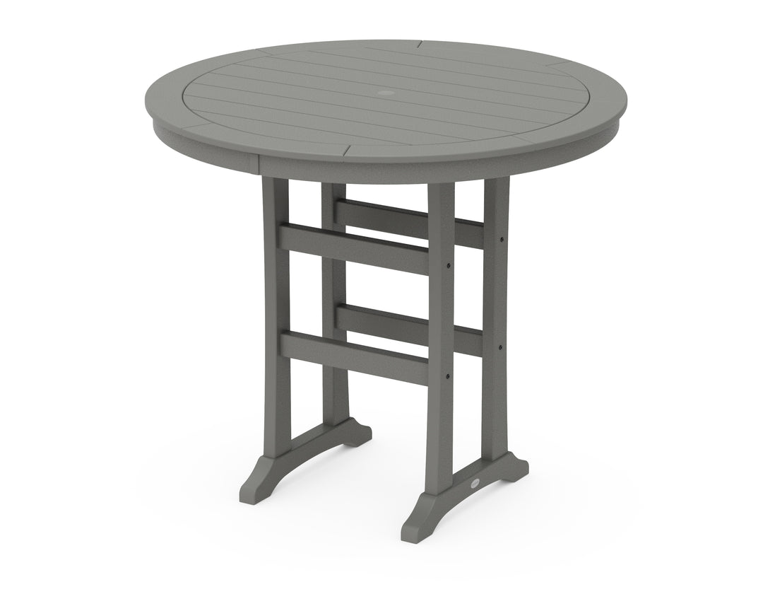 POLYWOOD® Nautical Round Bar Table w/ No Hole