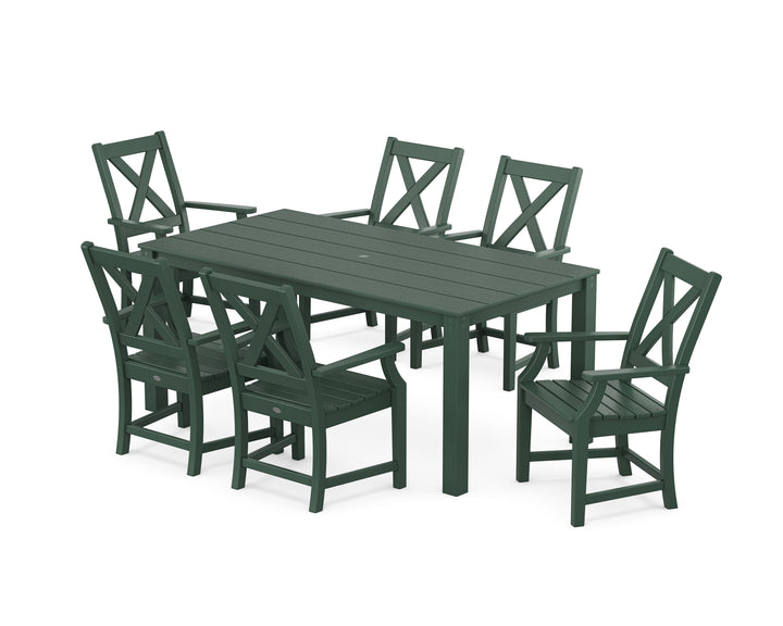 POLYWOOD® Braxton Arm Chair 7-Piece Parsons Dining Set