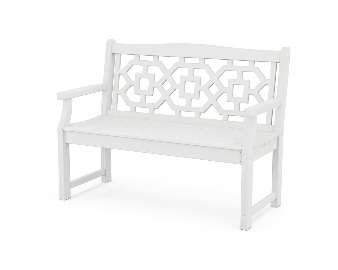 Martha Stewart by POLYWOOD® Chinoiserie 48” Garden Bench