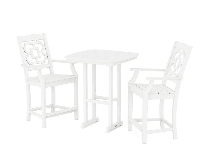 Martha Stewart by POLYWOOD® Chinoiserie 3-Piece Counter Set