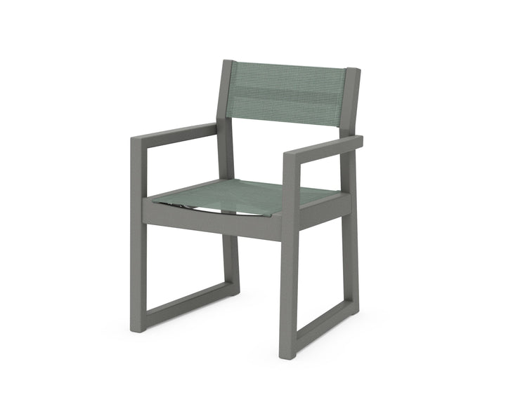 POLYWOOD® EDGE Sling Dining Arm Chair