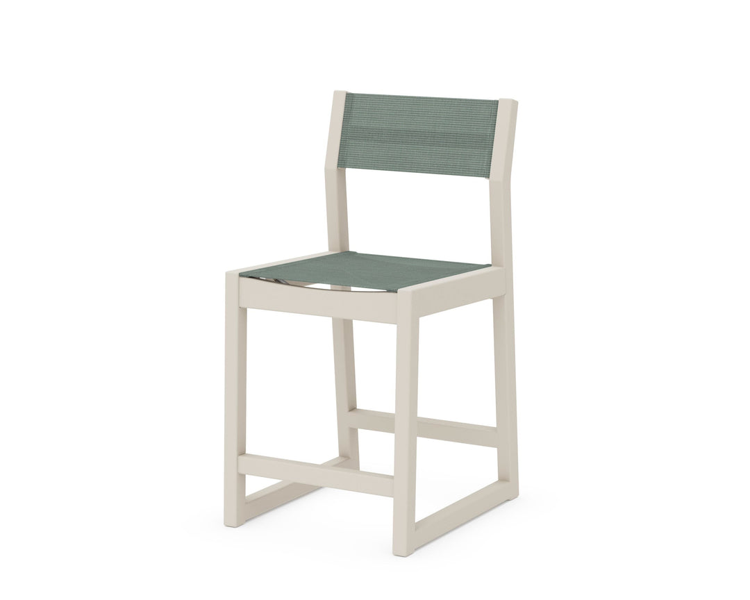 POLYWOOD® EDGE Sling Counter Side Chair