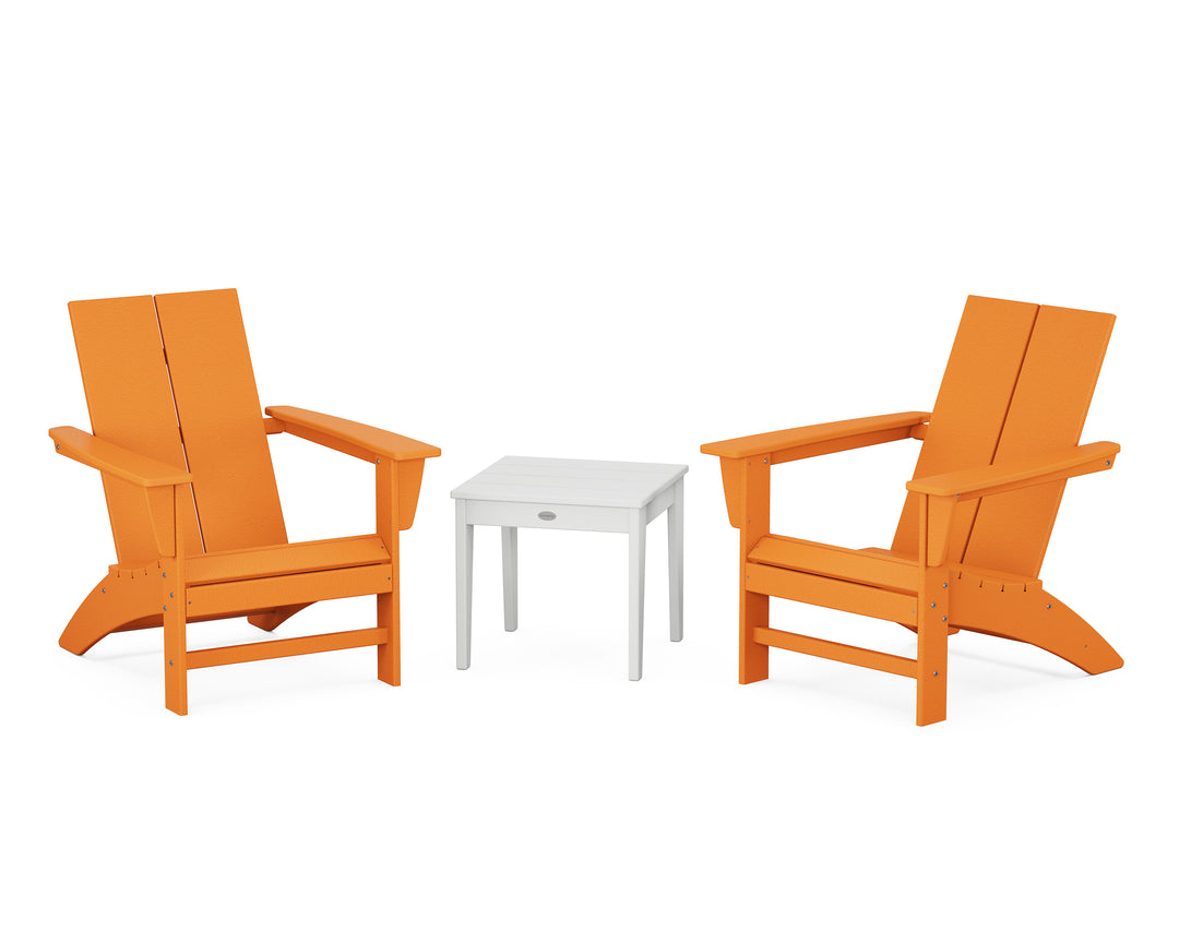 Country Living Cottage Modern Adirondack Chair 3-Piece Set