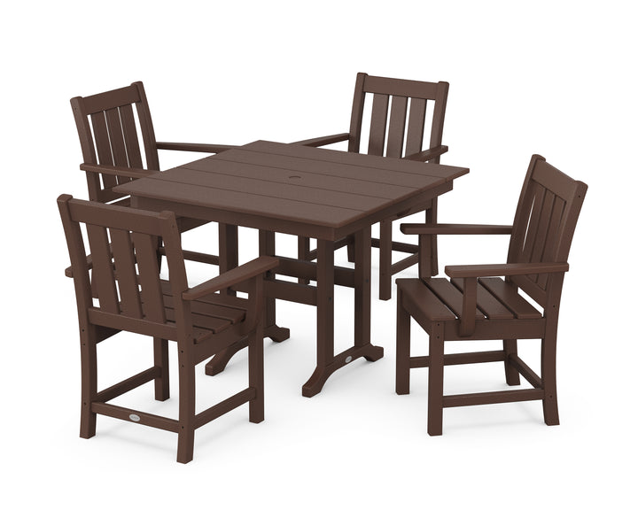 POLYWOOD® Oxford 5-Piece Farmhouse Dining Set