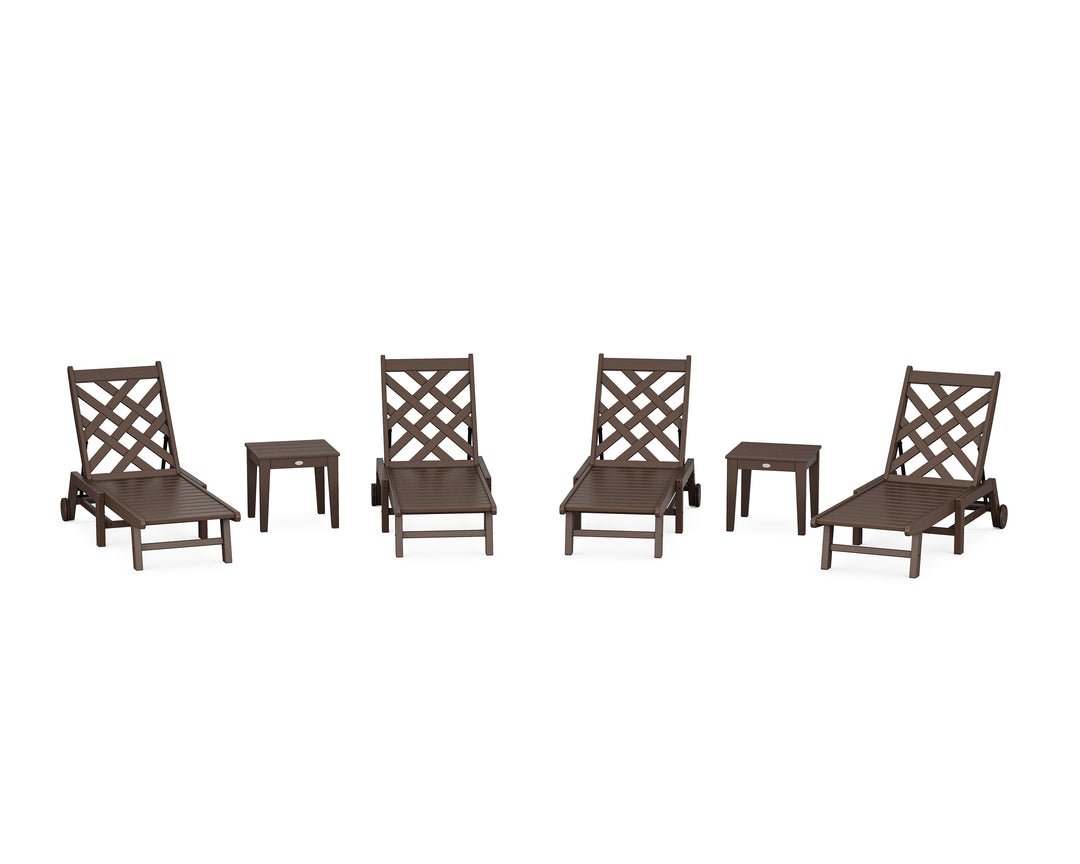 Country Living Wovendale 6-Piece Chaise Set with Wheels
