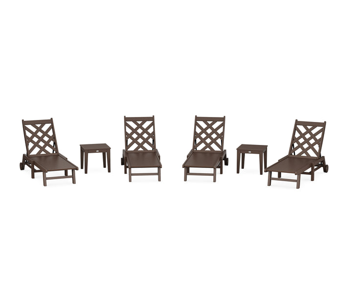 Country Living Wovendale 6-Piece Chaise Set with Wheels
