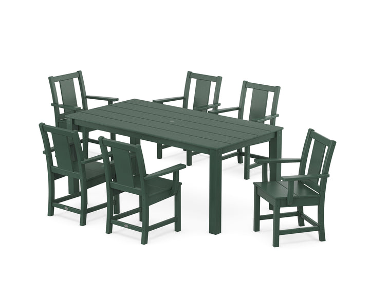 POLYWOOD® Prairie Arm Chair 7-Piece Parsons Dining Set