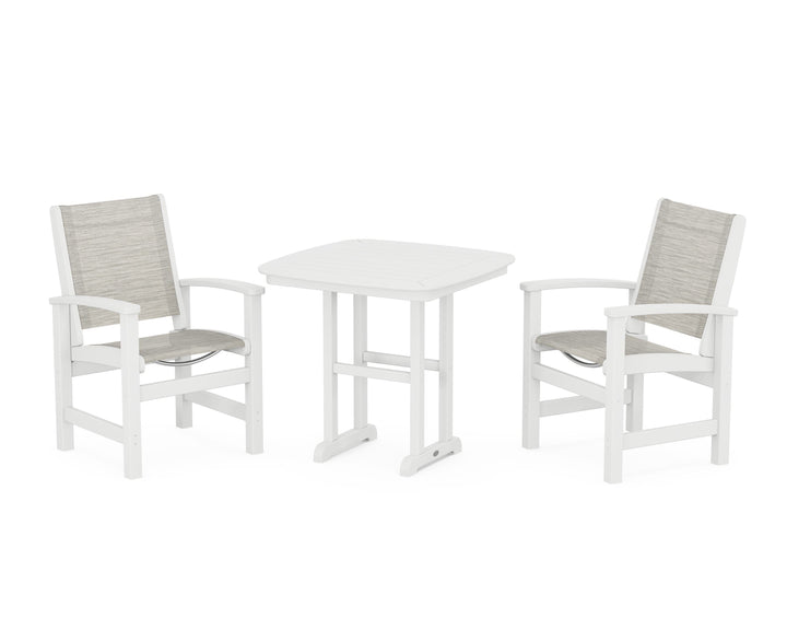 POLYWOOD® Coastal 3-Piece Dining Set
