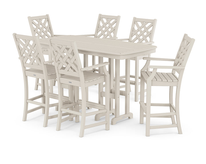 Country Living Wovendale Arm Chair 7-Piece Bar Set