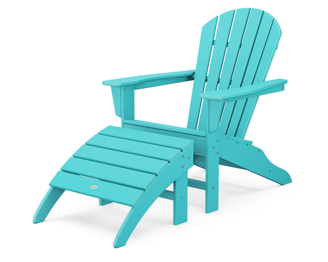 POLYWOOD® South Beach Adirondack 2-Piece Set