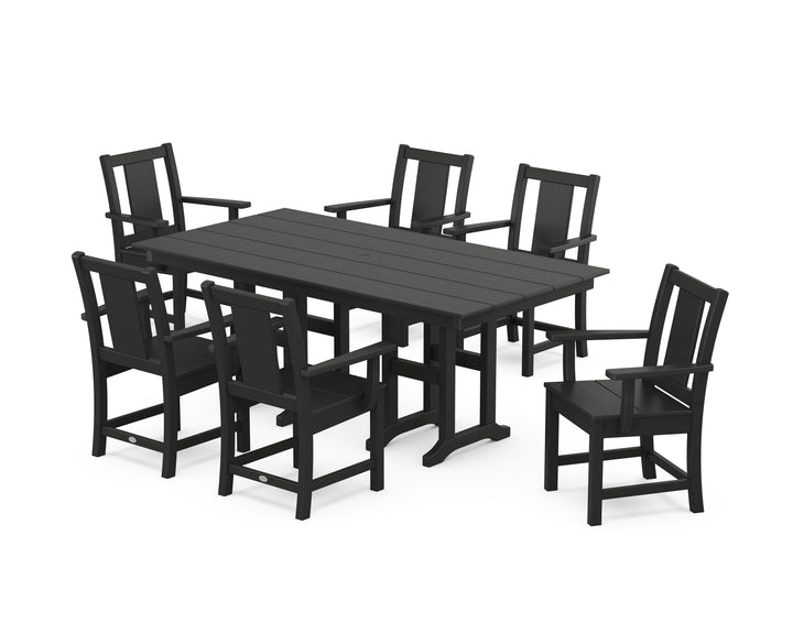 POLYWOOD® Prairie Arm Chair 7-Piece Farmhouse Dining Set