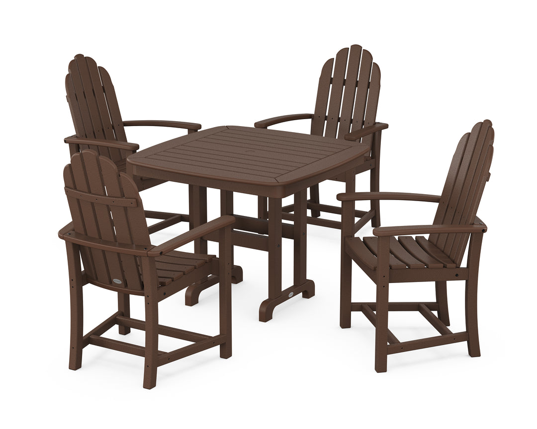 POLYWOOD® Classic Adirondack 5-Piece Dining Set