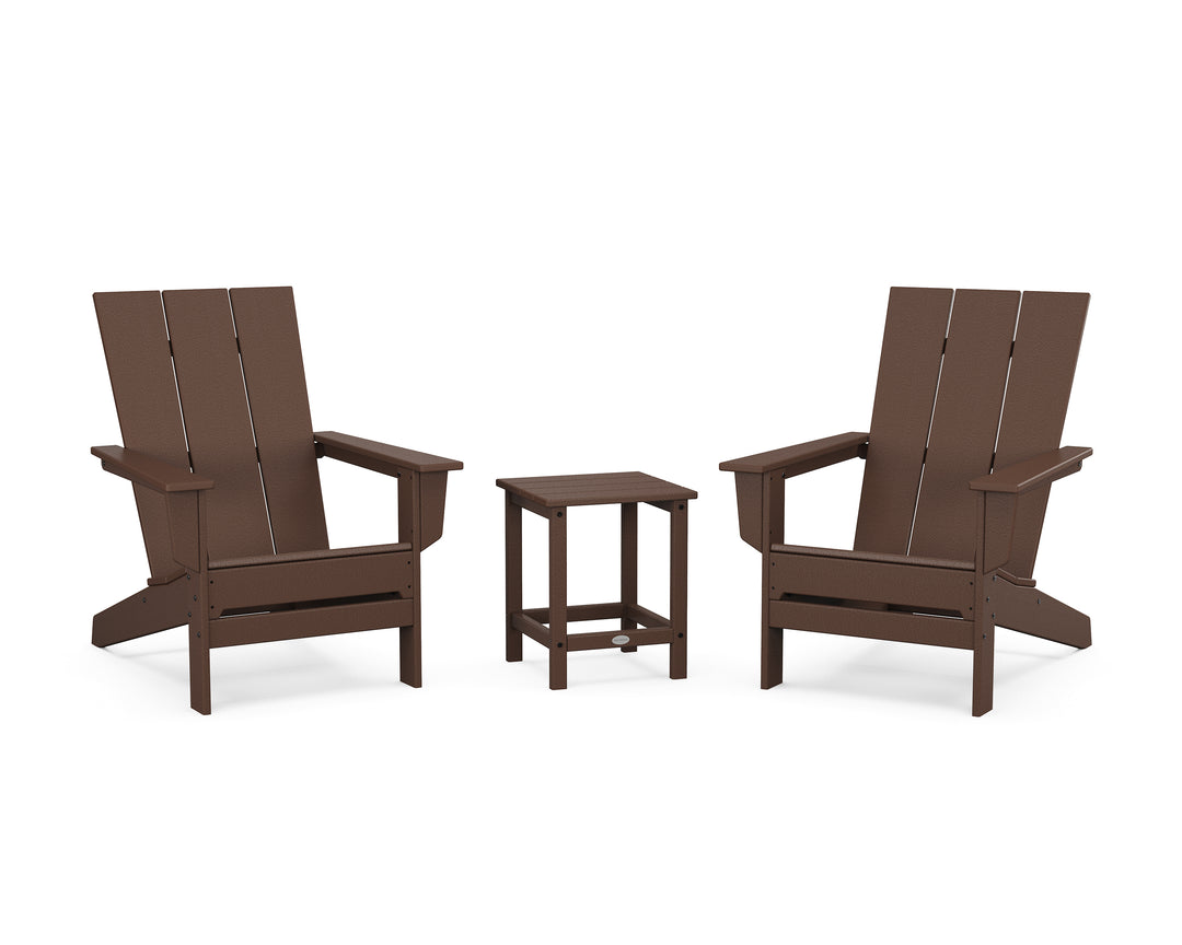 POLYWOOD® 3-Piece Modern Studio Adirondack Set