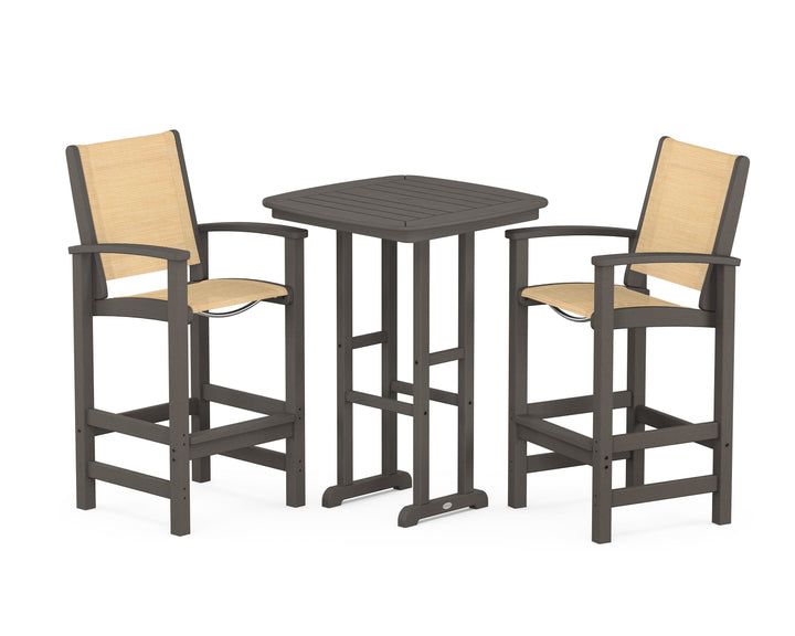 POLYWOOD® Coastal 3-Piece Bar Set
