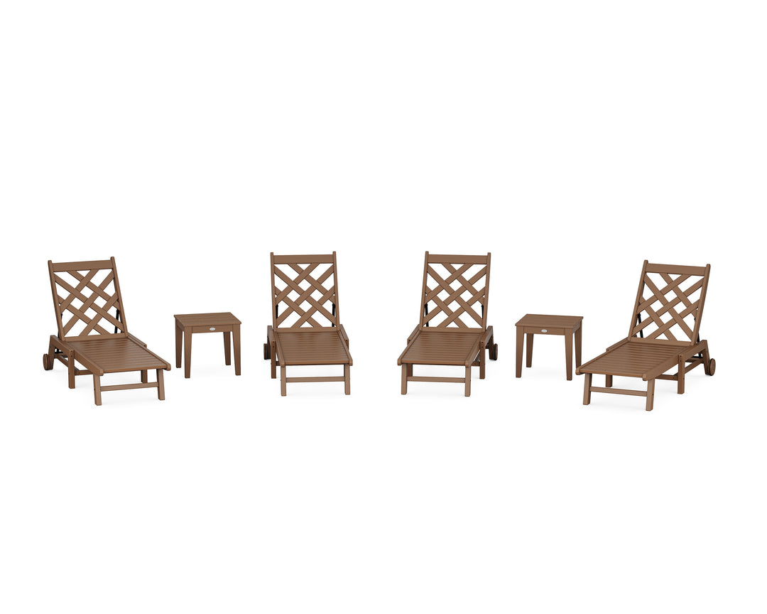 Country Living Wovendale 6-Piece Chaise Set with Wheels
