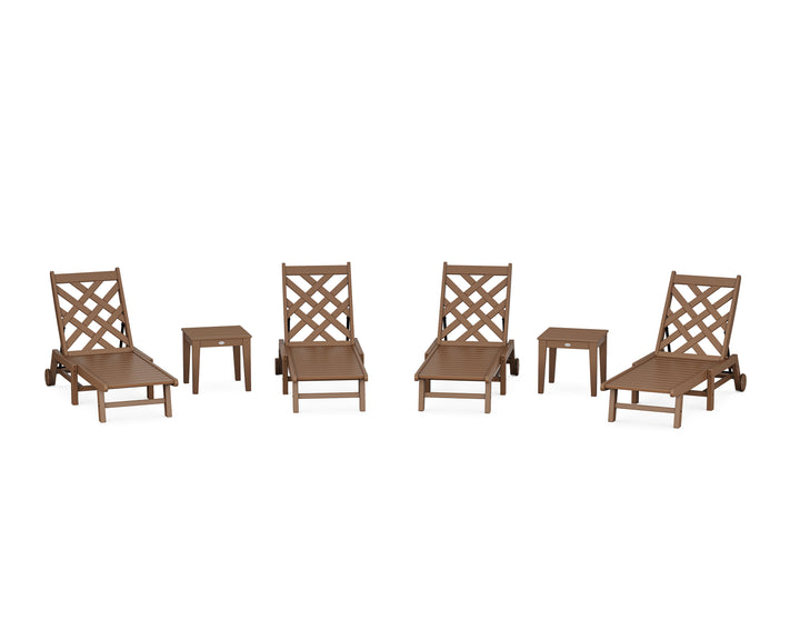 Country Living Wovendale 6-Piece Chaise Set with Wheels