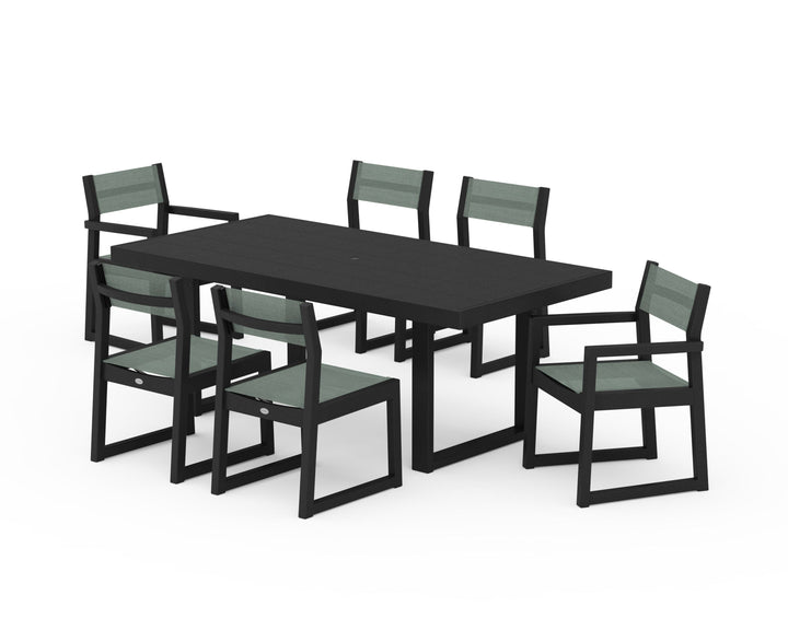 POLYWOOD® EDGE Sling 7-Piece Dining Set