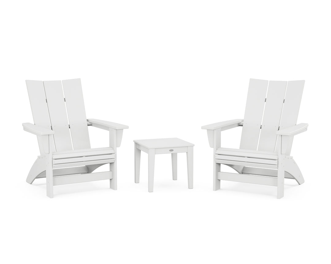 POLYWOOD® 3-Piece Modern Grand Adirondack Set