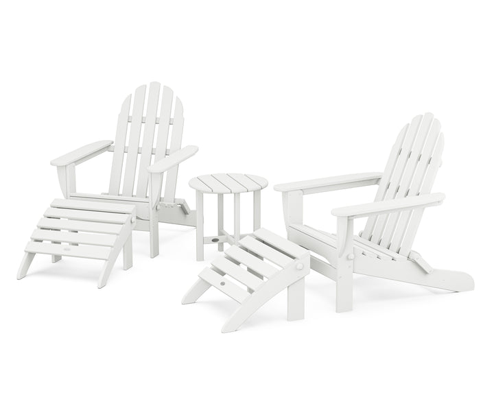 POLYWOOD® Classic Adirondack 5-Piece Casual Set