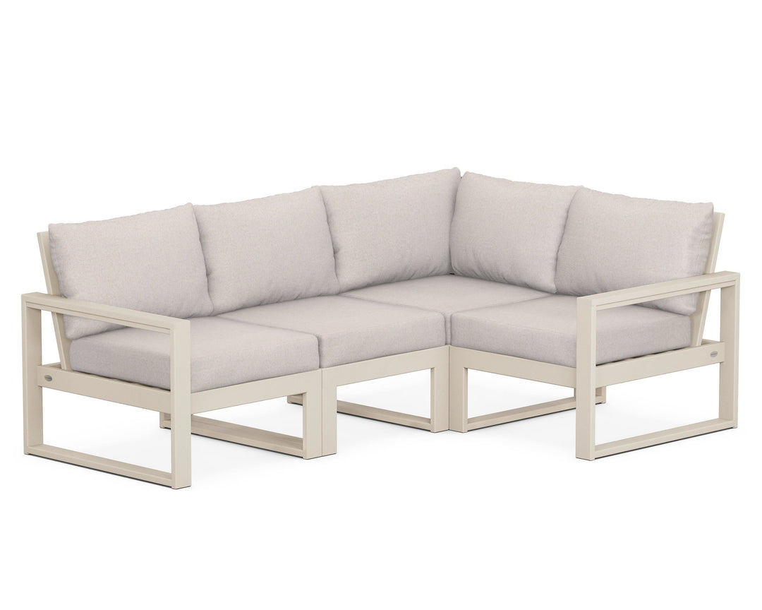 POLYWOOD® EDGE 4-Piece Modular Deep Seating Set