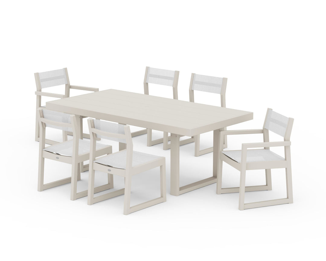 POLYWOOD® EDGE Sling 7-Piece Dining Set