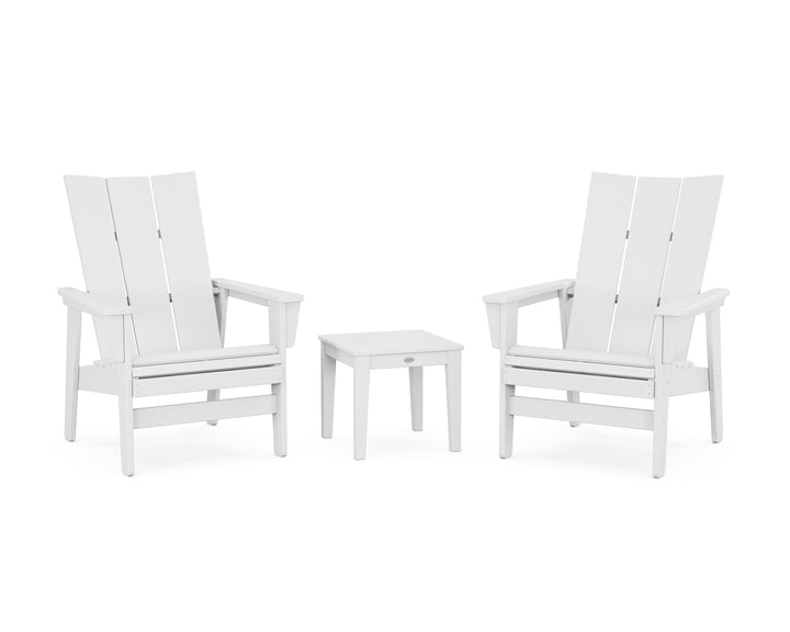 POLYWOOD® 3-Piece Modern Grand Upright Adirondack Set