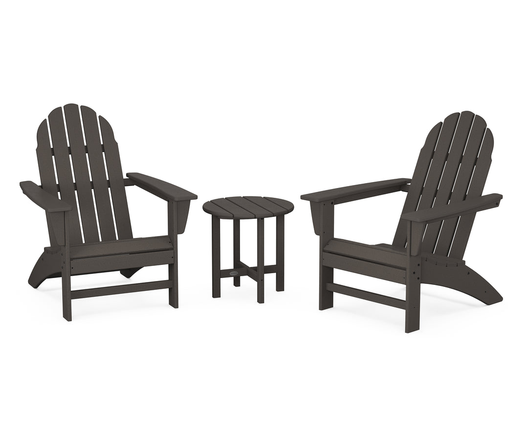 POLYWOOD® Vineyard 3-Piece Adirondack Set