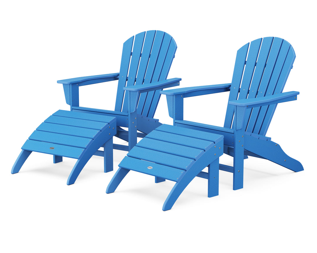 POLYWOOD® South Beach 4-Piece Adirondack Set