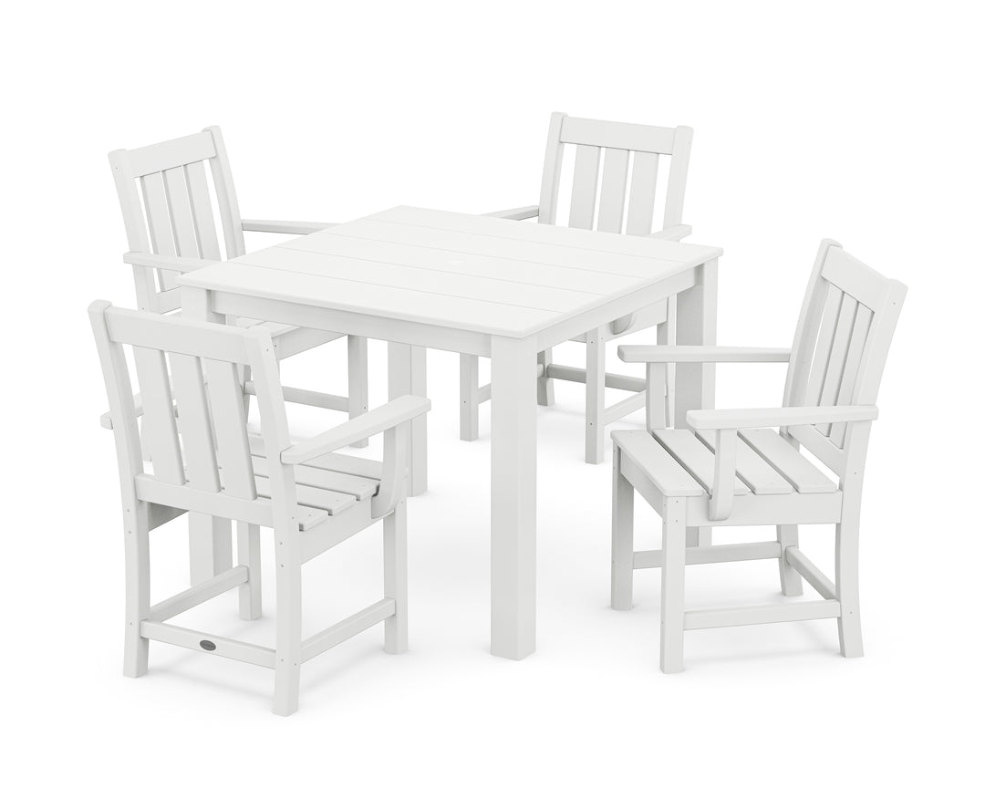 POLYWOOD® Oxford 5-Piece Parsons Dining Set