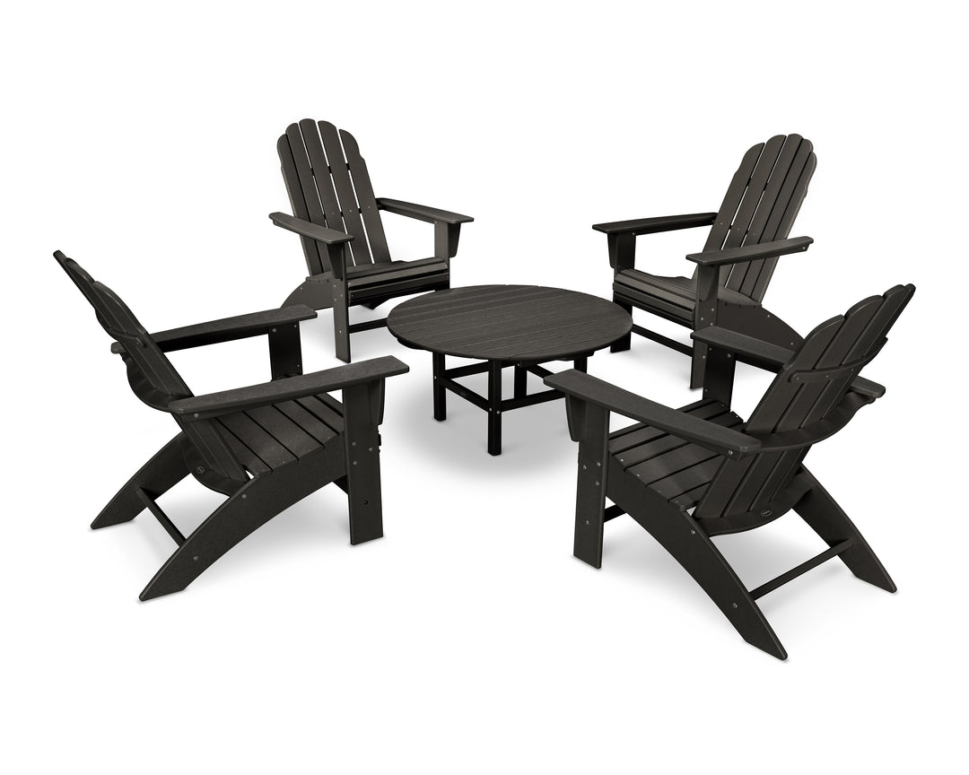 POLYWOOD® Vineyard 5-Piece Oversized Adirondack Set