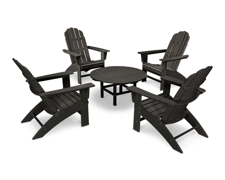 POLYWOOD® Vineyard 5-Piece Oversized Adirondack Set