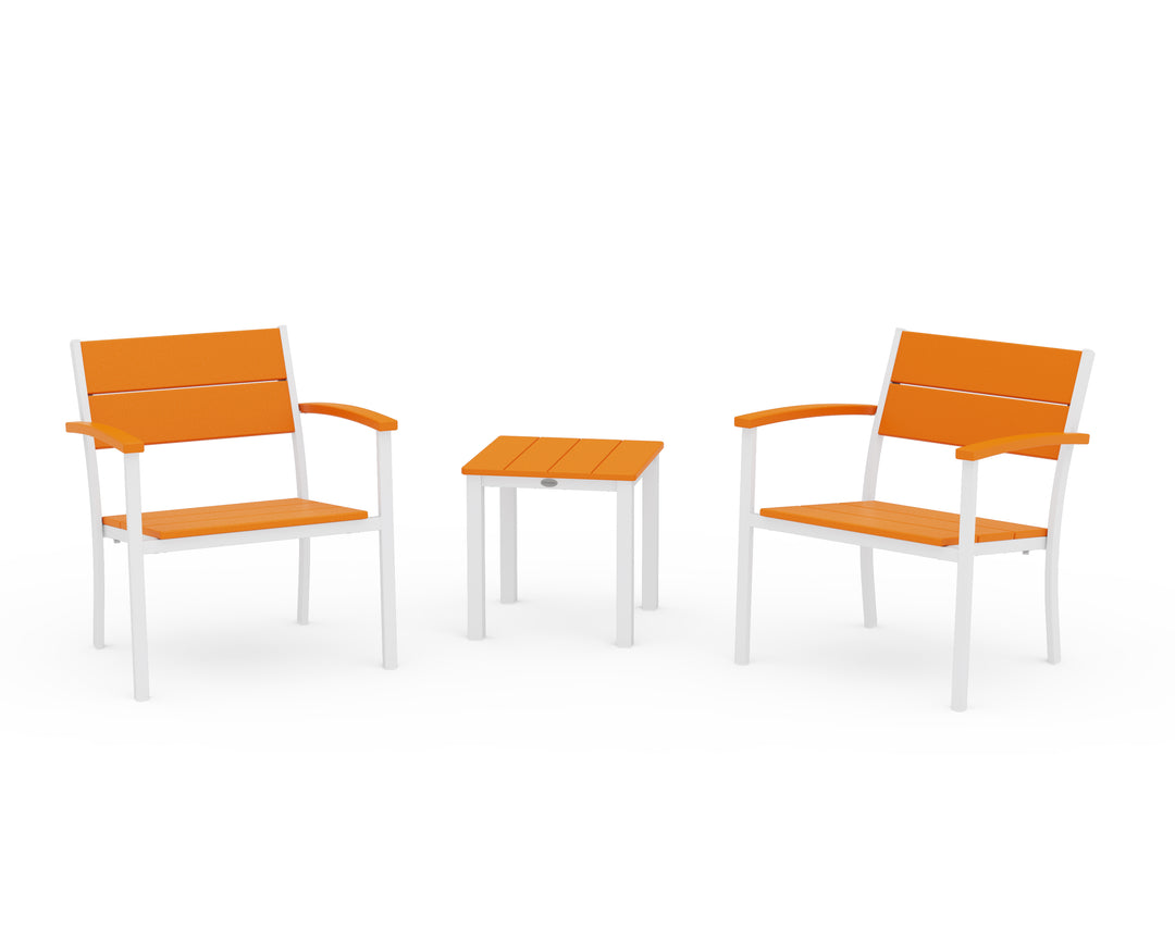 POLYWOOD® Main Street 3-Piece Lounge Chair Set