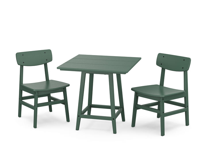 POLYWOOD® Modern Studio Urban Chair 3-Piece Bistro Dining Set