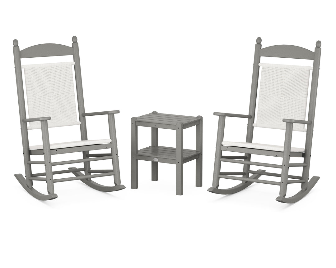 POLYWOOD® Jefferson 3-Piece Woven Rocker Set
