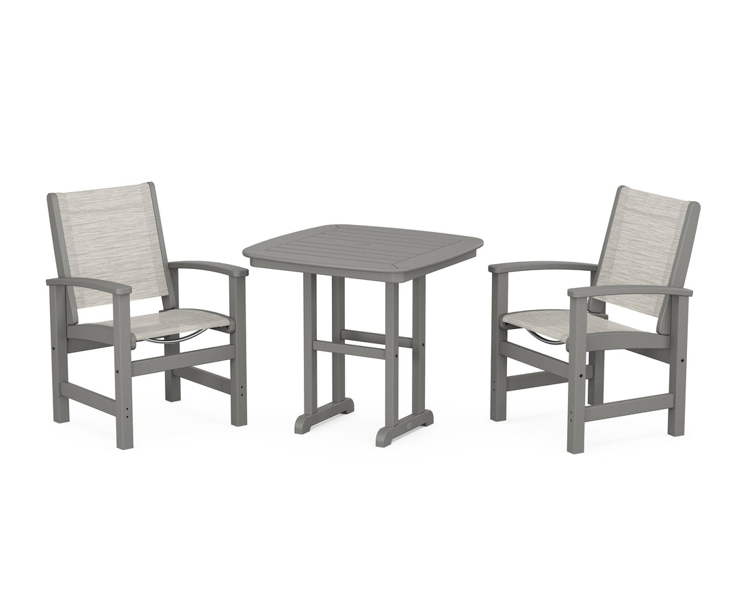 POLYWOOD® Coastal 3-Piece Dining Set